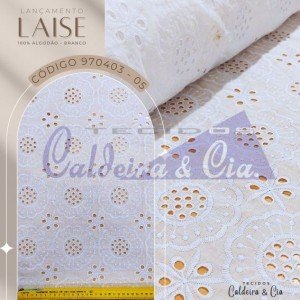 Bordado Laise cor - 05 (Branco)